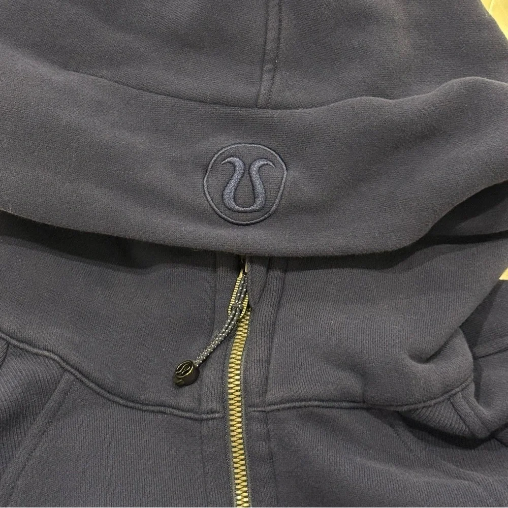 Lululemon Scuba Oversized Half-Zip Hoodie XS Small Night Sea Blue Lounge Cozy